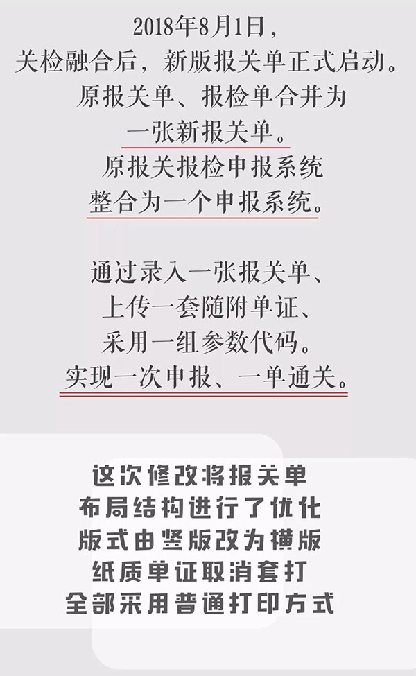報關(guān)單極簡迭代史